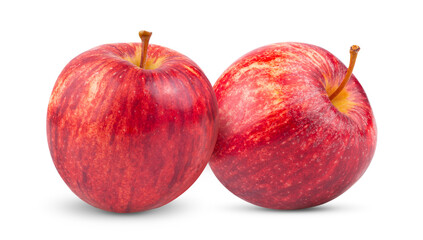 red apple isolated on white