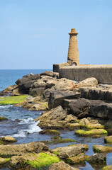 Ancient lantern in Kyrenia. Cyprus