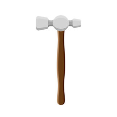 Hammer vector illustration in flat style. Home repair tool.