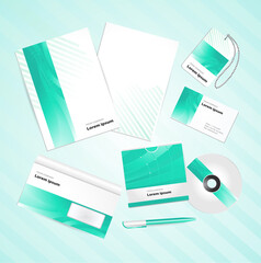 selected corporate templates vector illustration