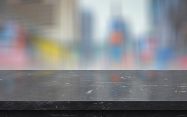 product podium background with dark marble