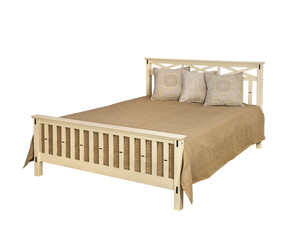 Bed design bedroom furniture isolated