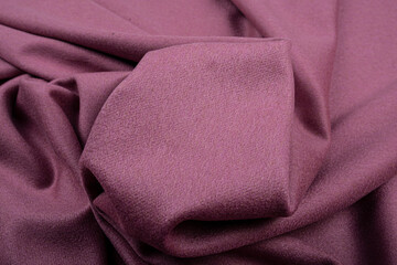 purple scarf