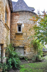 Fototapeta na wymiar Couze. Moulin de la Rouzique was used for paper production. 