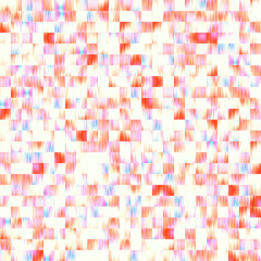 Optical low poly pixel grid dye blur texture background. Seamless washed out geometric ombre effect. 80s style retro square shape pattern. High resolution funky beach wear fashion textile tile.