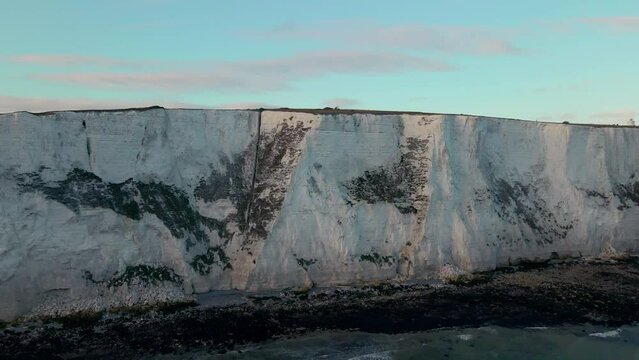 White Cliffs of Dover. Seven Sisters National park, East Sussex, England south coast.