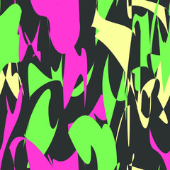 Naklejka na ściany i meble abstract colorful geometric seamless pattern 