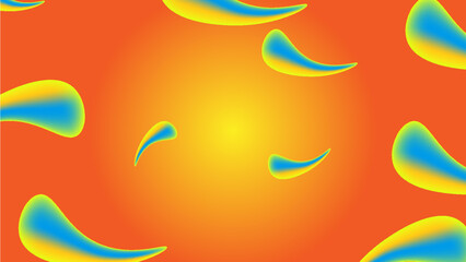 Obraz premium Trendy simple fluid color gradient abstract background, abstract background design, Colorful Geometric Triangle Background Trendy abstract design, wave, colors abstract