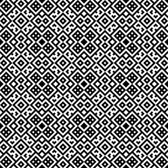 Seamless pattern with ethnic ornament. Embroidery background. Tribal wallpaper. Ethnical folk image. Tribe motif. Ancient mosaic. Digital paper, web design, textile print, backdrop. Vector art work.