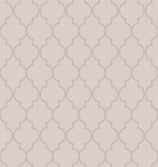 Arabic seamless pattern grid lantern shapes tiles.