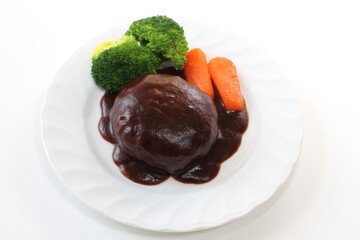 ハンバーグ（デミグラスソース）