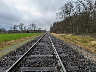 railway in the countryside