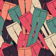 vector background pants
