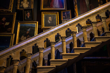 Fototapeta premium Marble Staircase at The Making of Harry Potter at Warner Bros Studios