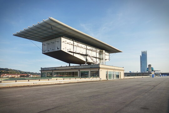 Pinacoteca Agnelli art gallery designed by Renzo Piano at Lingotto former Fiat car factory. TURIN, ITALY - December 2020