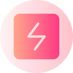 thunderbolt gradient icon