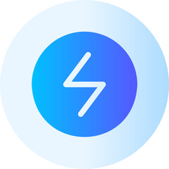 thunderbolt gradient icon