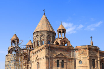Fototapeta na wymiar Etchmiadzin Cathedral in Vagharshapat, Armenia