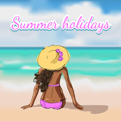 vector floral background design