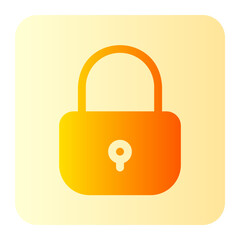 lock gradient icon