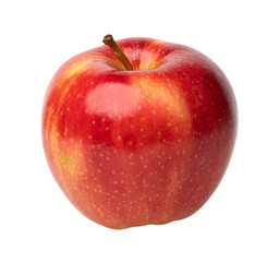 Fresh red apple isolated on white background, With clipping path.