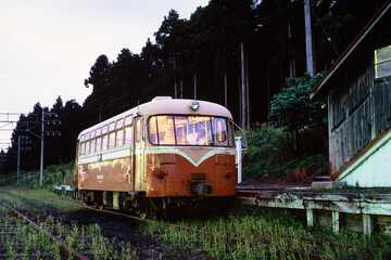 Naklejka premium 南部縦貫鉄道 野辺地 1996年8月