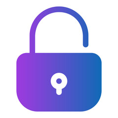 unlock gradient icon