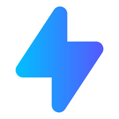 bolt gradient icon