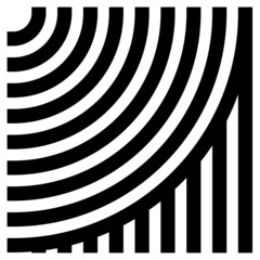 Obraz premium black and white striped background