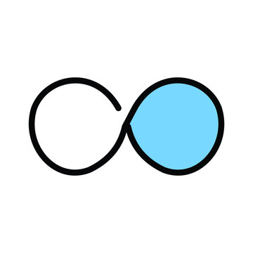 infinity loop Isolated Vector icon which can easily modify or edit

