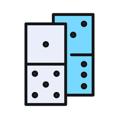 Domino Isolated Vector icon which can easily modify or edit

