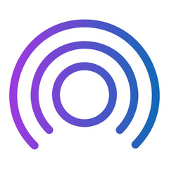 wireless access point line icon