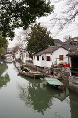 Fototapeta na wymiar Chinese ancient water town