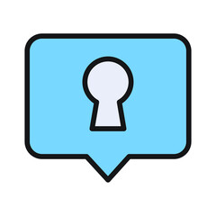 private message Isolated Vector icon which can easily modify or edit

