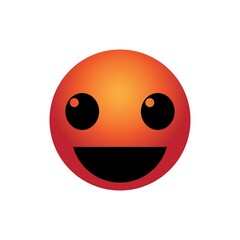 Devil horn Vector icon for emoji or emoticon logo chat and other