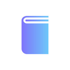 book vector icon with gradient