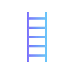 stairs vector icon with gradient