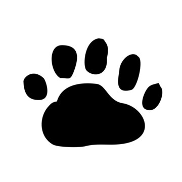 animal foot print icon
