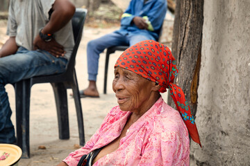 old village woman