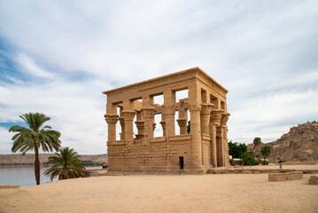 Philae Temple of ISIS on Agilkia Island in Lake Nasser, Aswan, Egypt