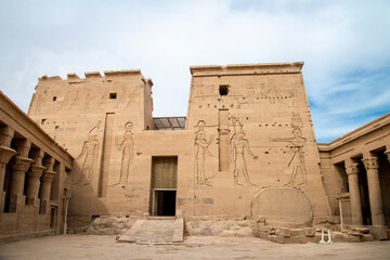 Philae Temple of ISIS on Agilkia Island in Lake Nasser, Aswan, Egypt