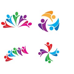 Fototapeta premium Community, network and social icon