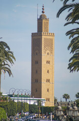 Fototapeta premium assona mosque shot on a long focal