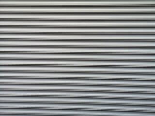 Obraz premium old metal shutters of a store