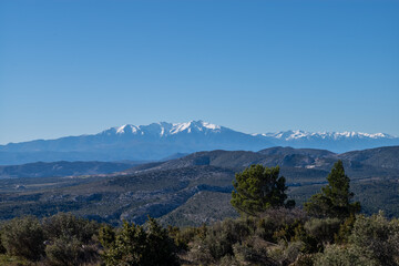 the snowy Canigou