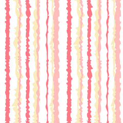 Seamless vintage striped pattern for printing on fabric. Vector illustration.