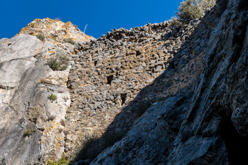 rock in the mountains