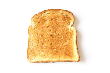 Toast bread slice isolated on a white background - 484922352