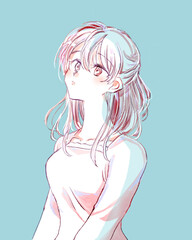 切ない気な女性