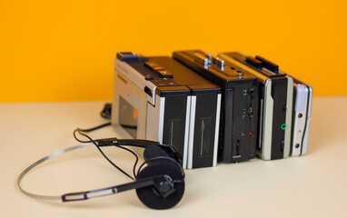vintage old player 70s 1990 90s 80s walkman japan cassette recorder cult mid century retro design...